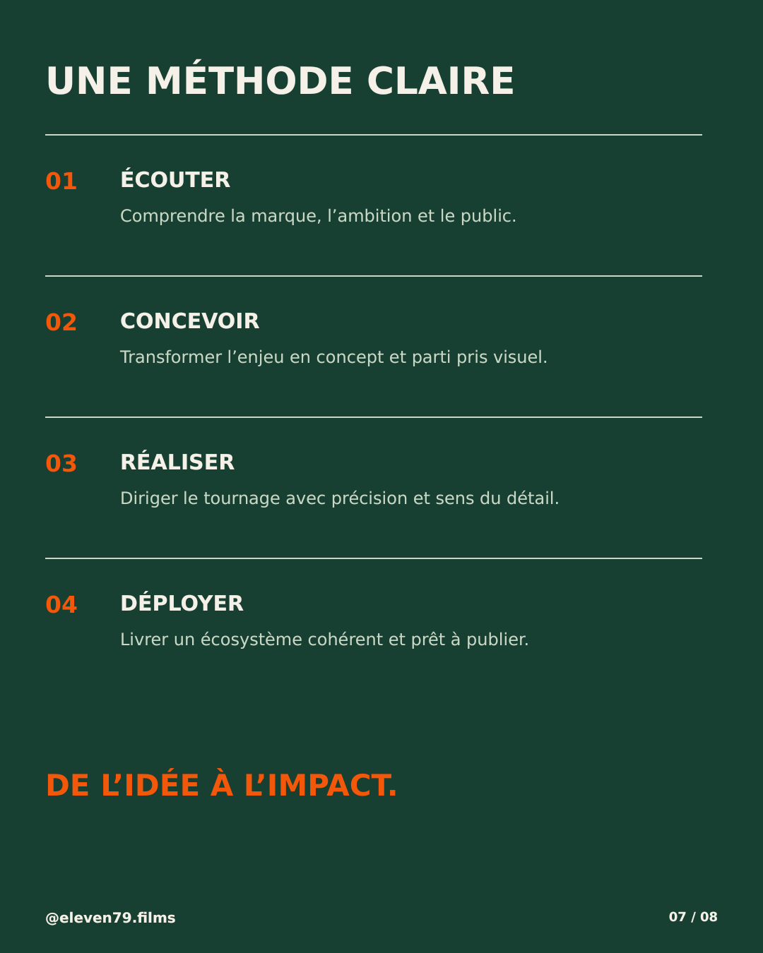 Présentation ELEVEN79 — page 7 sur 8