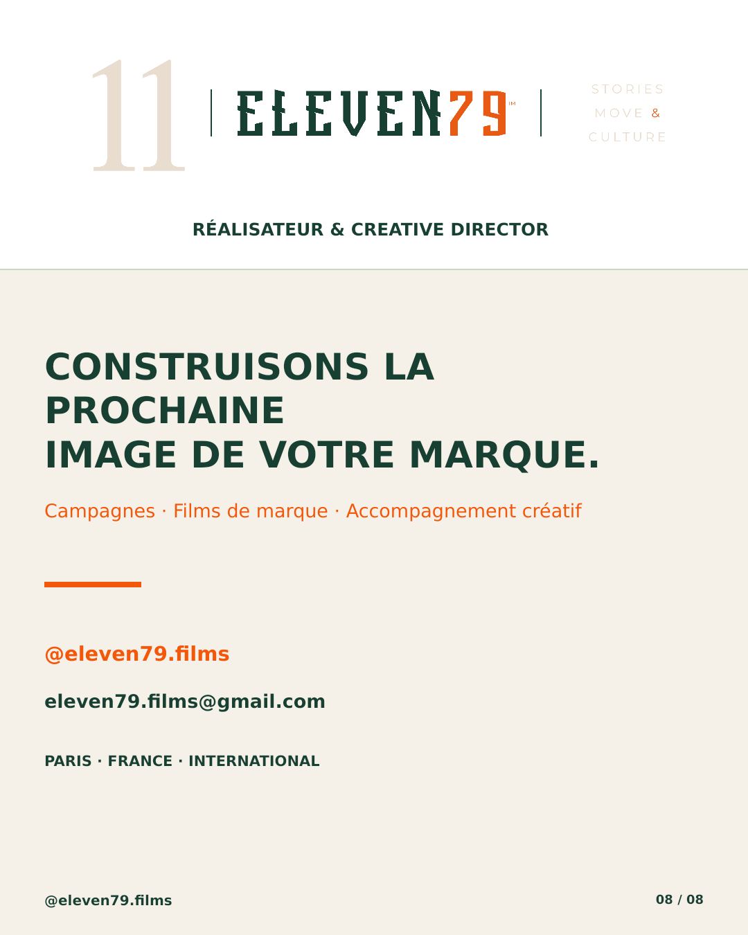 Présentation ELEVEN79 — page 8 sur 8